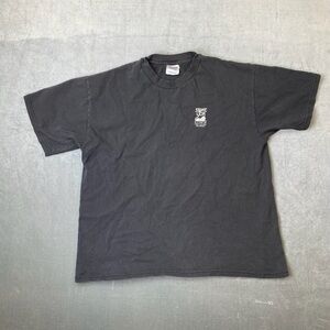 VTG Stone Lion Bookstore Colorado Graphic T Shirt Black Size Large